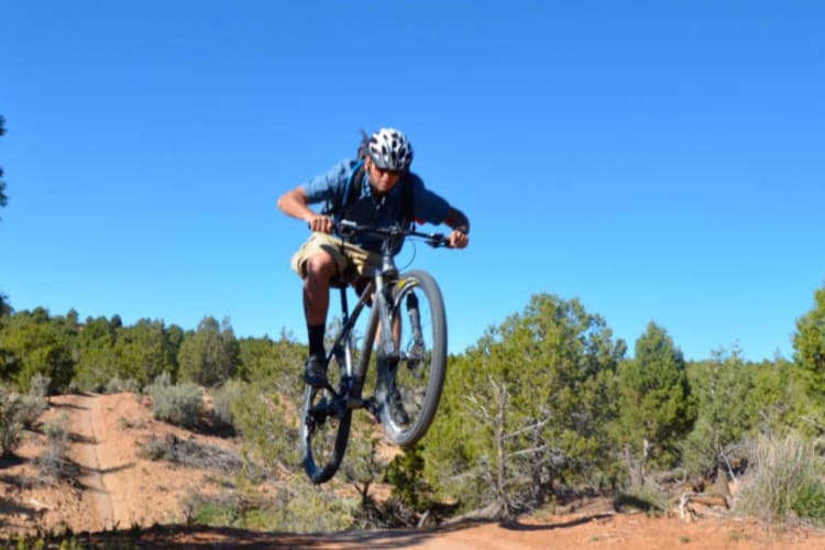 Mountain biking